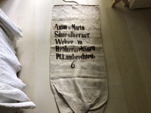 Alter mehlsack aussteuer - „,