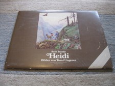 8 bunte Heidi Bilder von Tomi Ungerer Lithographien Offset 1978