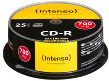 25 Intenso Rohlinge CD-R 80Min