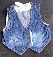 Jeansweste, Gr.86, blau