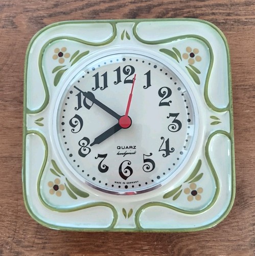 Vintage keramik uhr wanduhr - vintage,