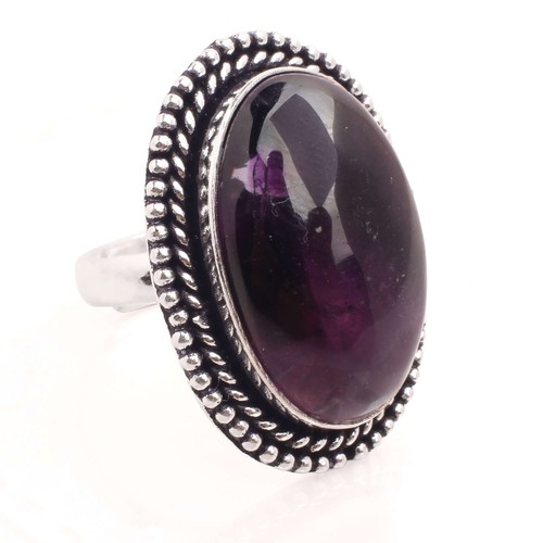 Amethyst edelstein versilbert - edelstein,