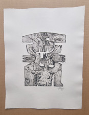 Gerd Winner handsigniert Radierung auf Bütten 1966 49 x 39 cm