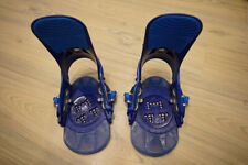 Burton Custom SI Snowboard Step-In Bindung, Größe M (8-10) in blau