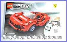 Lego Bauanleitung für Ferrari F8 Tributo - 76895 - Instruction - NEU / NEW