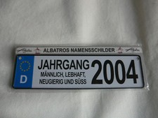 Albatros Namensschilder