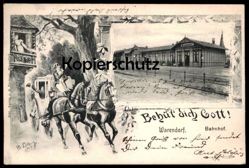 Alte postkarte warendorf - postkarte,