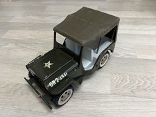 Tonka US Militär Jeep 60er Modellauto Blechspielzeug Vintage Modellauto ca 1:18