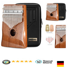 Massives Mahagoni-Kalimba | Hochglanz-Finish | 17 Tasten