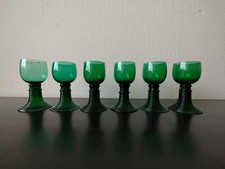 6 alte Römer Gläser | grün