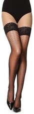 MERRY STYLE Hold Ups Halterlose Strümpfe Damen 20 DEN GI1109 Punkte Gr. M/L ✅