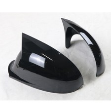 2x Glanz Schwarz Spiegelkappen Gehäuse Für VW Golf 5 MK5 2003 2004 2005-2009