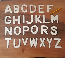 26 Holzbuchstaben 8 cm hoch