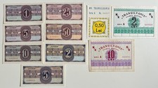Romania NAVROM & M/N Transilvania - Constanta - Ship Voucher Set 10 pcs - rare