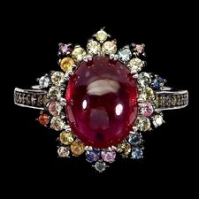 925 Sterlingsilber Ring Oval