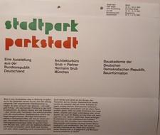 3x Plakat "Stadtpark