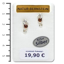 Natur Bernstein Ohrringe