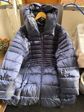 BONITA 48 STEPP MANTEL B68CM NAVY GLÄNZEND POLYESTER FEDERLEICHT BRANDNEU