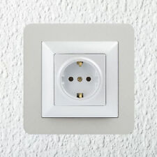 Tapeten Wandschutz Lichtschalter Steckdose ACRYLGLAS weiss -25 Stk.