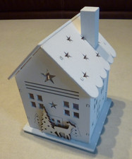 Lichthaus, Grundplatte 10 x 10 cm, Höhe 15 cm, natur