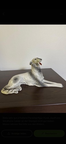 Große porzellan hund jagdhund - große,