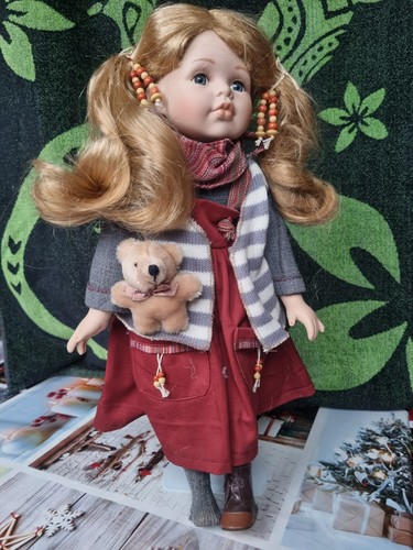 Junge dame sammler puppe - junge, sammler-puppe