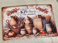 1 Blechschild 20x30 Küche