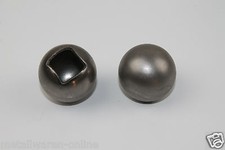 Kugel 30mm hohl mit Öffnung 14 x 14 mm -rund Blech Hohlkugel Stahlkugel Zierteil