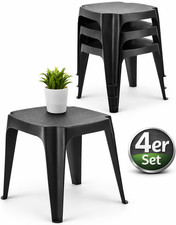 4er Set Gartenhocker Hocker