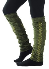 Stulpen Beinstulpen aus Samt