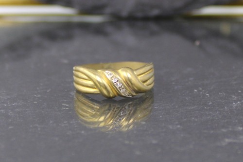Diamantring goldring 333er - goldring,,