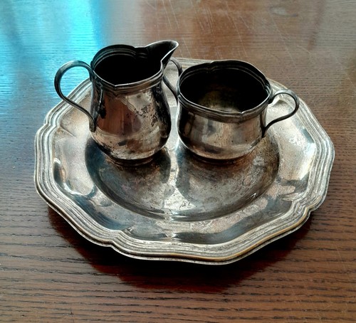 Vintage gedeckset teller - vintage,,