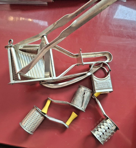 Vintage mouli grater kombi - mouli, kombi-set