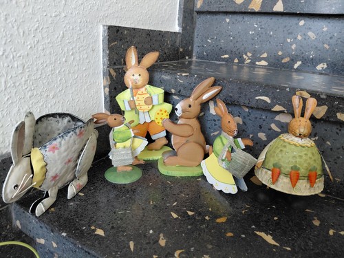 Osterhasen metallfiguren - 6,