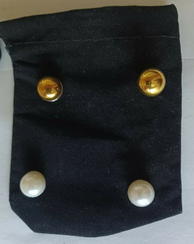 Magnet ohrclip set - weiß, +