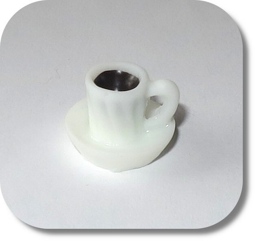 Miniatur kaffeetasse mit - miniatur,