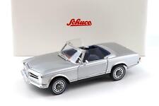 1:18 Schuco Mercedes 280 SL Pagode W113 with Hardtop silver/ blue interior