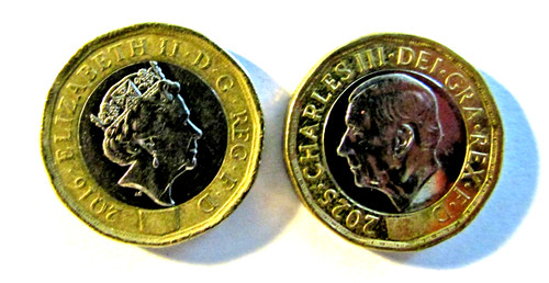 2xgreat britain pound queen - pound,,