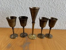 Deko Becher Set 5 Stück aus Metall Österreich-Style