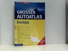 Grosser Autoatlas Europa. Mit Info-Kartenrand! Anonymus: