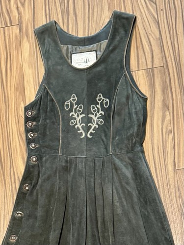 Echt wildleder dirndl - wildleder,