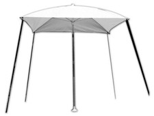 Boot Sonnenschirm weiß -