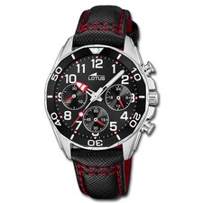 Lotus Kinderuhr Leder schwarz