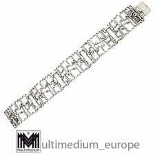 Modernist silber armband - silber, 60er