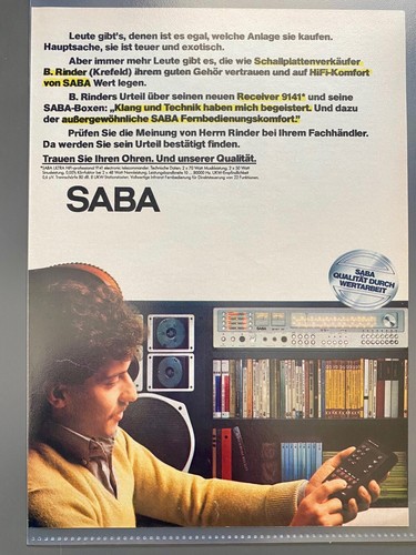 Saba receiver boxen - receiver, hifi
