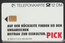 Telefonkarte S 17/91 ** Michel