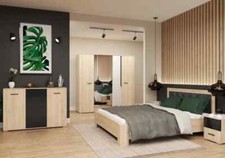 Schlafzimmer-Set Schrank Bett