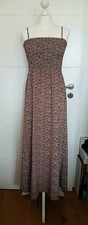 Only Kleid Maxi Maxikleid Blümchen Spaghettiträger M 38
