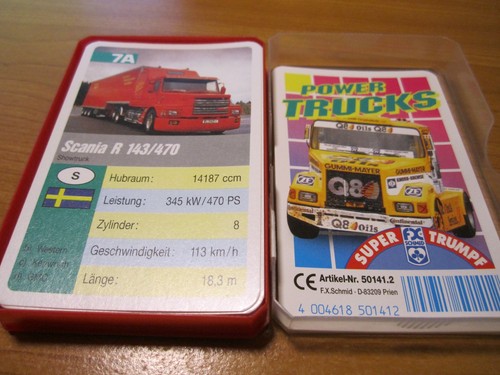 Altes quartett power trucks - "power, trucks"