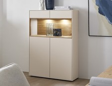 Highboard 90x133cm Wildeiche